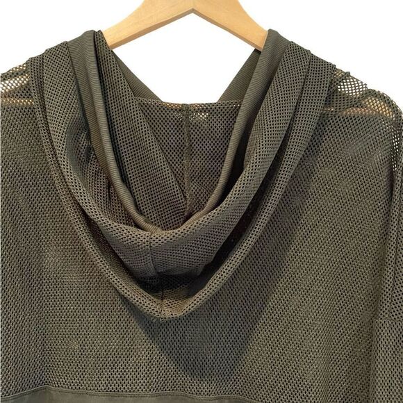 Cali Sport - Olive Green Mesh Hoodie - Picture 5 of 10